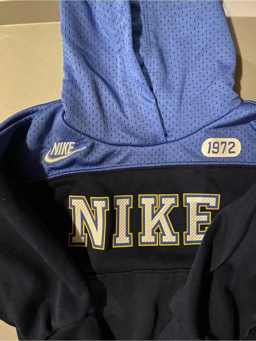Nike Light Blue and Black Kids Hoodie Set - Picture 2 of 3